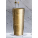 lavabo totem oro