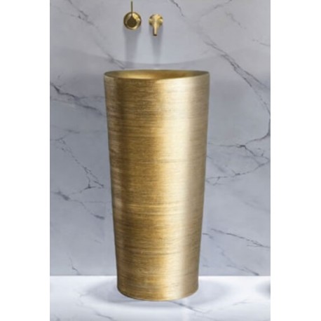 lavabo totem oro