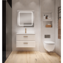 mueble baño tirador oro cepillado