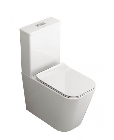 Pequeña Nube WC-alfombrilla con escote inodoros alfombrilla 55x50 cm Florencia