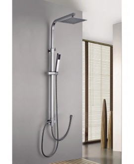 columna de ducha diseño cuadrado sin grifo bdk imex minsk