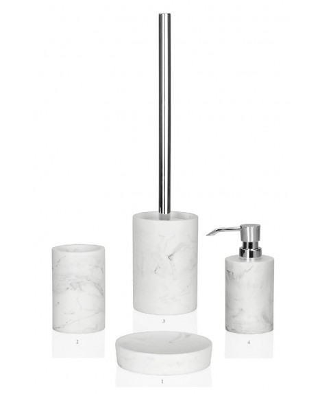 Escobillero Aries Blanco - Complementos y accesorios de baño
