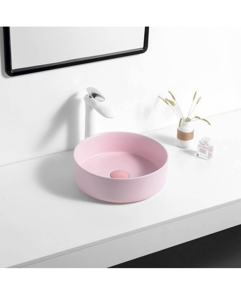 Comprar Tapón de lavabo oro claro rosa cepillado click clack