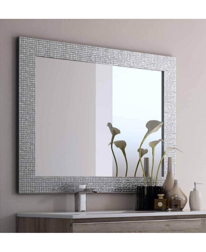 Espejos de baño para pared, espejo redondo rústico, espejo de pared con  marco de metal negro, espejo de ducha de montaje en pared, espejo circular