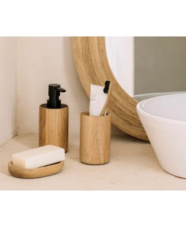 Accesorios baño madera conjuntos