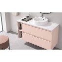 mueble baño rosa